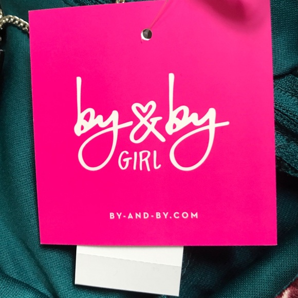 By&by teal hi lo party dress - sz 12y BNWT - Picture 7 of 8